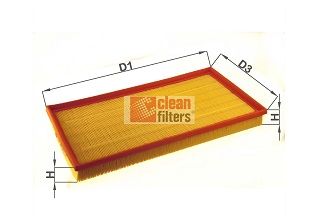 CLEAN FILTERS oro filtras MA3143